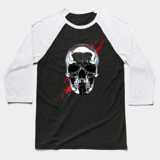 Chrome Skull Baseball T-Shirt